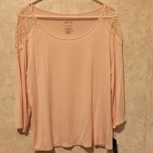 ๐ข Apt. 9 Pink Relaxed Embellished Night Shirt